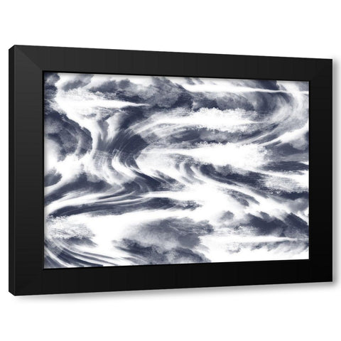 Tie Dye Greatness Black Modern Wood Framed Art Print by Prime, Marcus