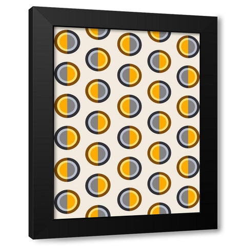 Watching Eyes Black Modern Wood Framed Art Print with Double Matting by Prime, Marcus