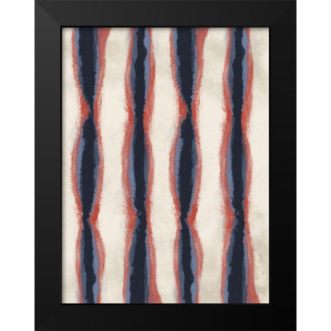 Portal Fractures Black Modern Wood Framed Art Print by Prime, Marcus