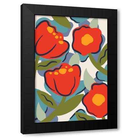 Urban Garden Black Modern Wood Framed Art Print with Double Matting by Prime, Marcus