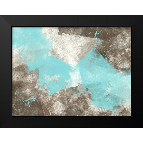 High Top Coastal View Black Modern Wood Framed Art Print by Prime, Marcus