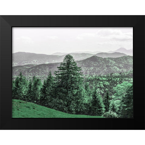 Mountain Beauty Black Modern Wood Framed Art Print by Prime, Marcus