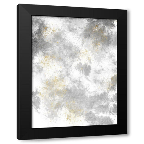 Mesmerizing Marble On White Black Modern Wood Framed Art Print with Double Matting by Prime, Marcus