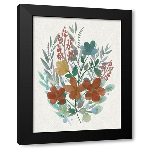 Loving Gesture Black Modern Wood Framed Art Print by Prime, Marcus