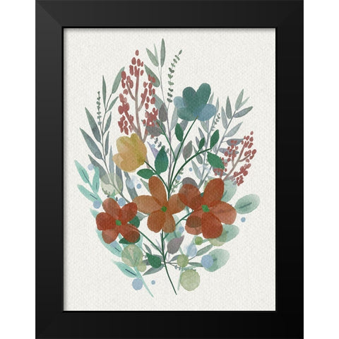 Loving Gesture Black Modern Wood Framed Art Print by Prime, Marcus