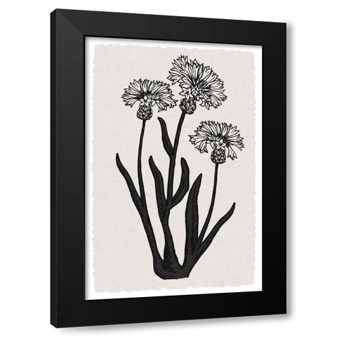 Rural Florals 2 Black Modern Wood Framed Art Print with Double Matting by Prime, Marcus