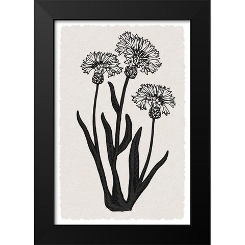 Rural Florals 2 Black Modern Wood Framed Art Print by Prime, Marcus