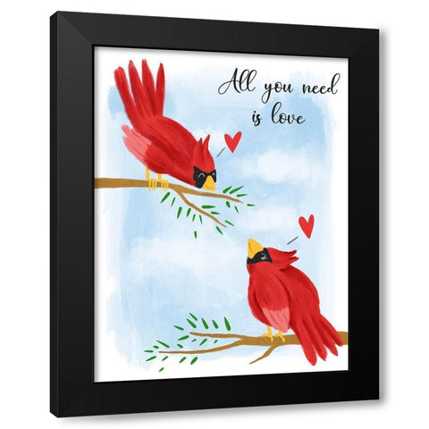 All You Need Black Modern Wood Framed Art Print by Prime, Marcus