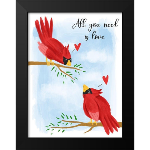 All You Need Black Modern Wood Framed Art Print by Prime, Marcus