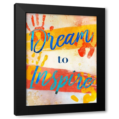 Inspirational Dream Black Modern Wood Framed Art Print by Prime, Marcus