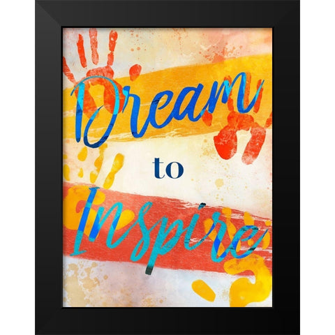 Inspirational Dream Black Modern Wood Framed Art Print by Prime, Marcus