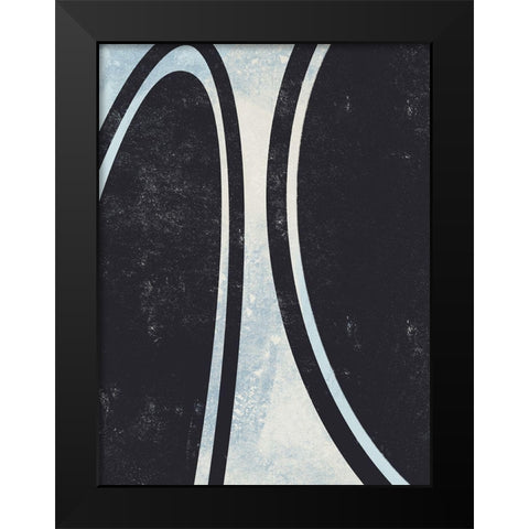 Warped Existence Black Modern Wood Framed Art Print by Prime, Marcus