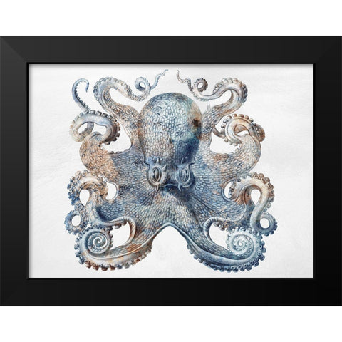 Swimming Ocean Friends 3 Black Modern Wood Framed Art Print by Prime, Marcus