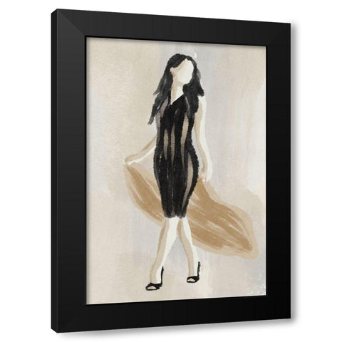 Expressed Fashion 1 Black Modern Wood Framed Art Print with Double Matting by Prime, Marcus