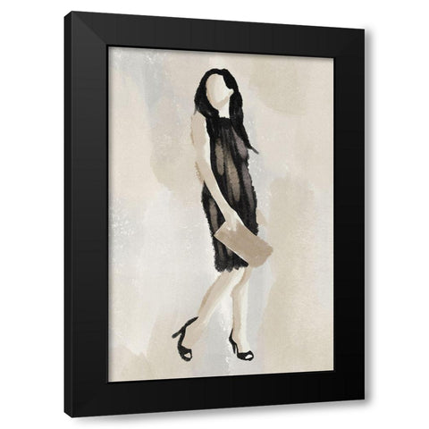 Expressed Fashion 2 Black Modern Wood Framed Art Print by Prime, Marcus
