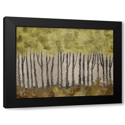 Golden Forest 1 Black Modern Wood Framed Art Print by Prime, Marcus
