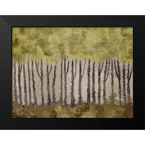 Golden Forest 1 Black Modern Wood Framed Art Print by Prime, Marcus