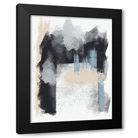 Innocent Brushstroke 1 Black Modern Wood Framed Art Print by Prime, Marcus
