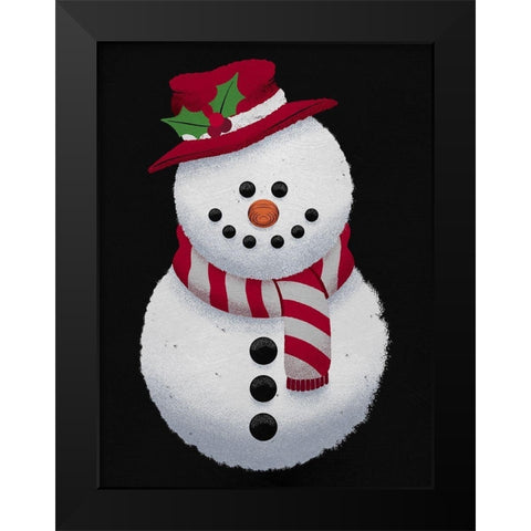 Winter Friend Black Modern Wood Framed Art Print by Prime, Marcus