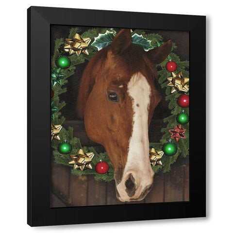 Merry Steed Black Modern Wood Framed Art Print by Prime, Marcus