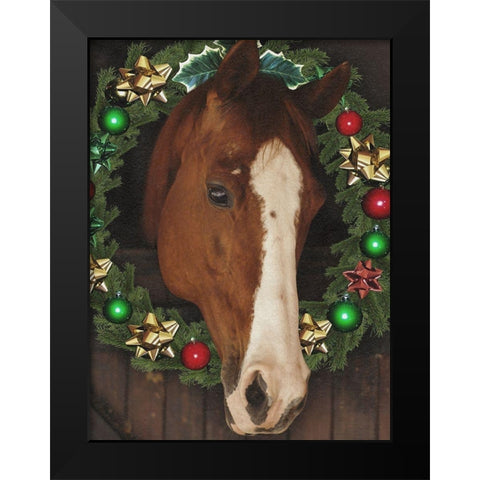 Merry Steed Black Modern Wood Framed Art Print by Prime, Marcus