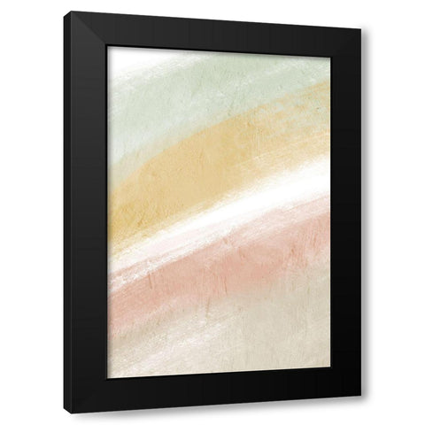 Streaked Inspiration Black Modern Wood Framed Art Print with Double Matting by Prime, Marcus