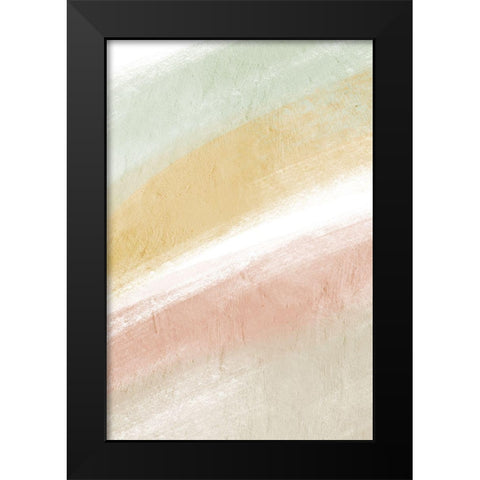 Streaked Inspiration Black Modern Wood Framed Art Print by Prime, Marcus