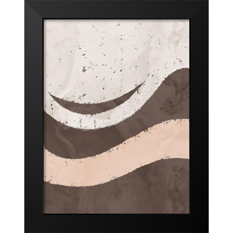 Flowing Winds Black Modern Wood Framed Art Print by Prime, Marcus