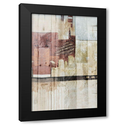 Aztec Boards Black Modern Wood Framed Art Print with Double Matting by Prime, Marcus