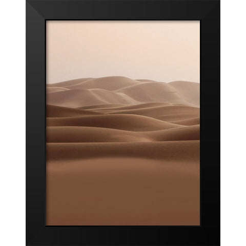 Dry Horizon Black Modern Wood Framed Art Print by Prime, Marcus