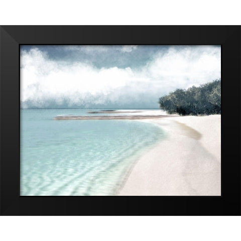 Vacation Life Black Modern Wood Framed Art Print by Prime, Marcus