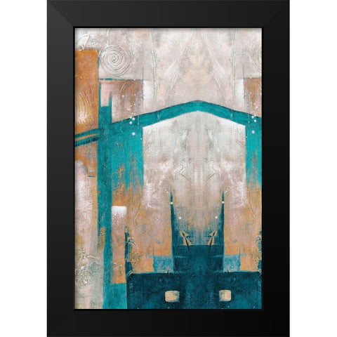 City Views Black Modern Wood Framed Art Print by Prime, Marcus