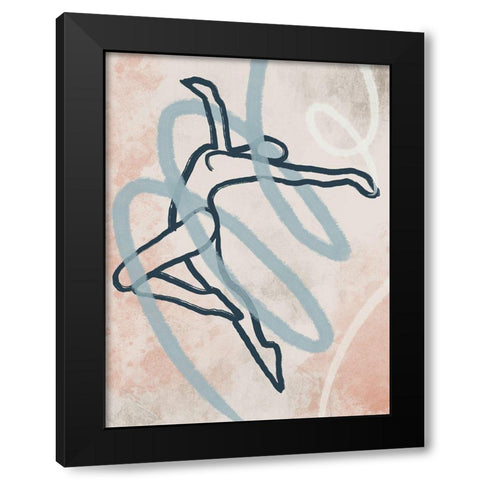Dancing Spirit Black Modern Wood Framed Art Print by Prime, Marcus