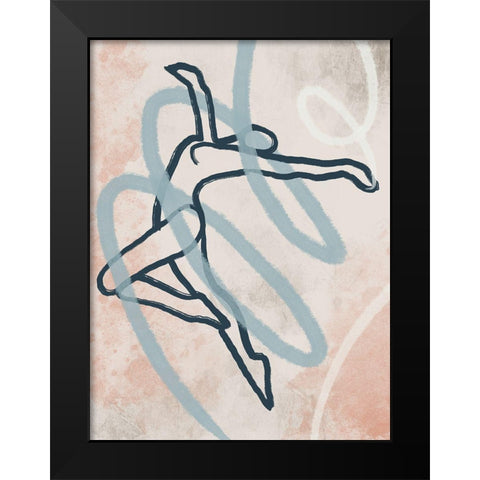 Dancing Spirit Black Modern Wood Framed Art Print by Prime, Marcus