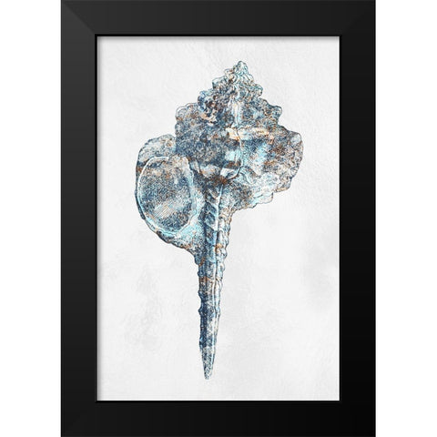 Urban Sea Shell 1 Black Modern Wood Framed Art Print by Prime, Marcus