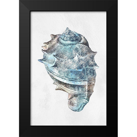 Urban Sea Shell 2 Black Modern Wood Framed Art Print by Prime, Marcus