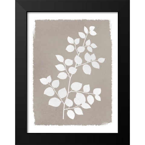 Natural Silhouetted Growth 2 Black Modern Wood Framed Art Print by Prime, Marcus