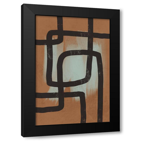 Many Paths Taken 1 Black Modern Wood Framed Art Print with Double Matting by Prime, Marcus
