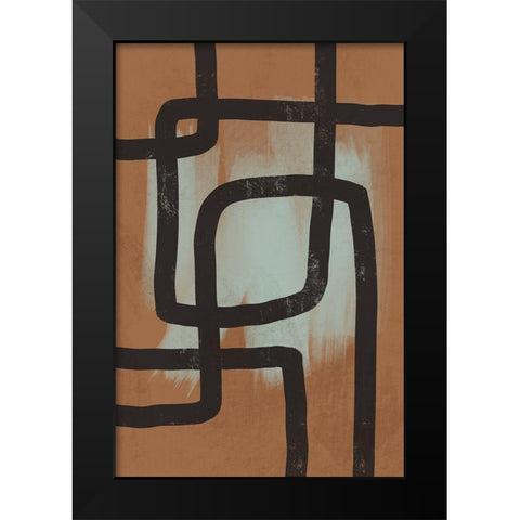 Many Paths Taken 1 Black Modern Wood Framed Art Print by Prime, Marcus