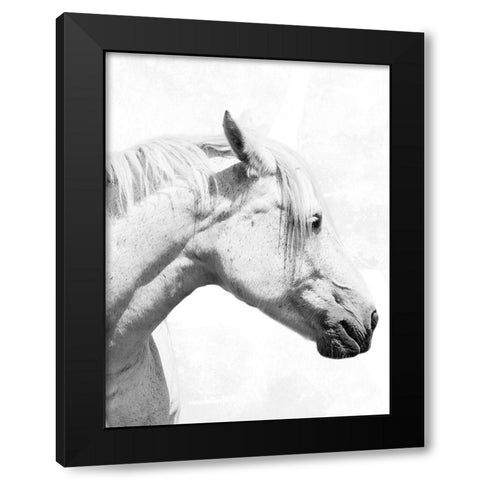 Praying Steed 2 Black Modern Wood Framed Art Print by Prime, Marcus