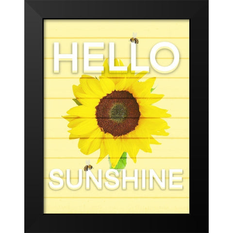 Hello Sunsine 2 Black Modern Wood Framed Art Print by Prime, Marcus