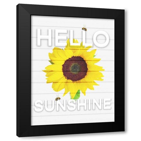 Hello Sunsine 1 Black Modern Wood Framed Art Print with Double Matting by Prime, Marcus