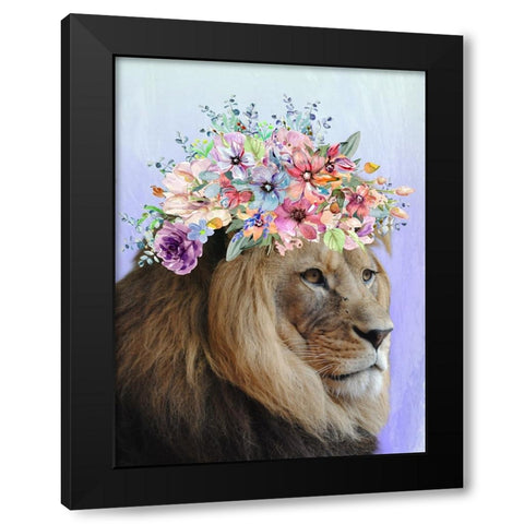 Beautiful King Black Modern Wood Framed Art Print by Prime, Marcus