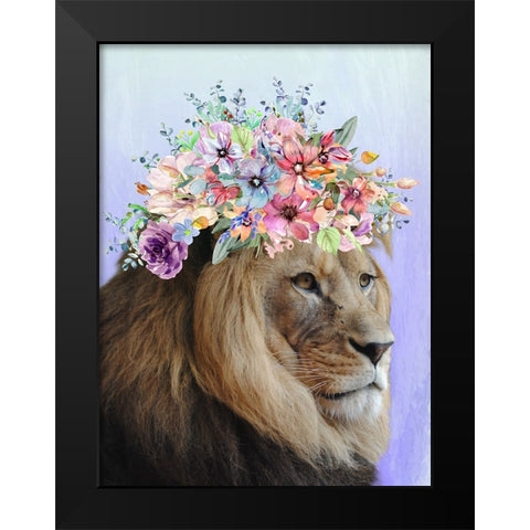Beautiful King Black Modern Wood Framed Art Print by Prime, Marcus
