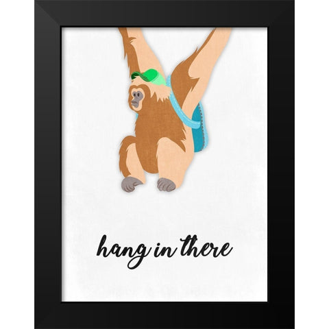 Hang In There Black Modern Wood Framed Art Print by Prime, Marcus