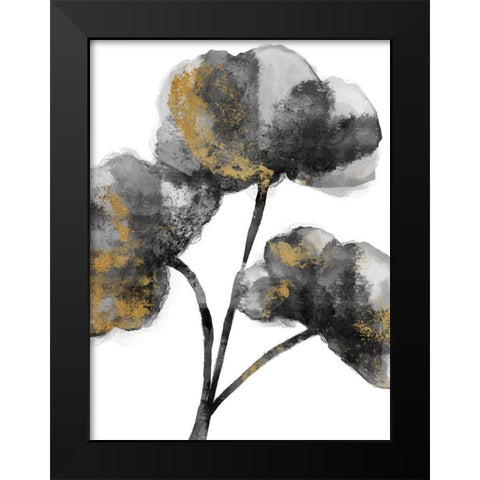 Gold Tainted Burst 2 Black Modern Wood Framed Art Print by Prime, Marcus