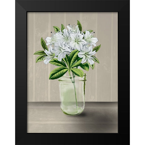 Lovely Bouquet 3 Black Modern Wood Framed Art Print by Prime, Marcus