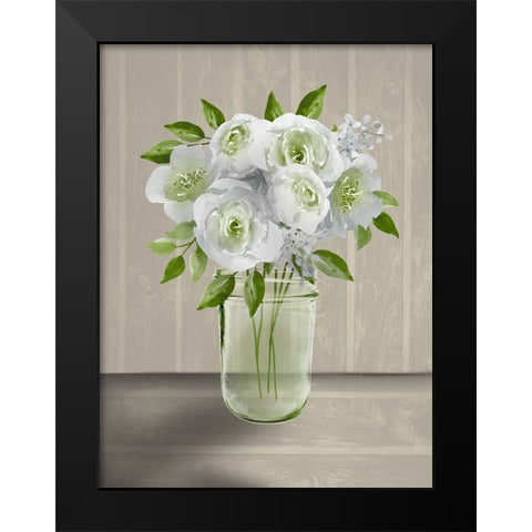 Lovely Bouquet 4 Black Modern Wood Framed Art Print by Prime, Marcus