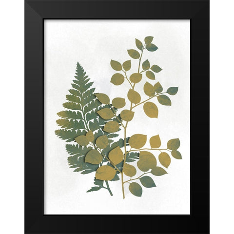 Silhouetted Vegetation 1 Black Modern Wood Framed Art Print by Prime, Marcus