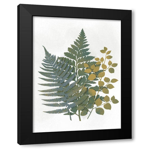 Silhouetted Vegetation 2 Black Modern Wood Framed Art Print with Double Matting by Prime, Marcus